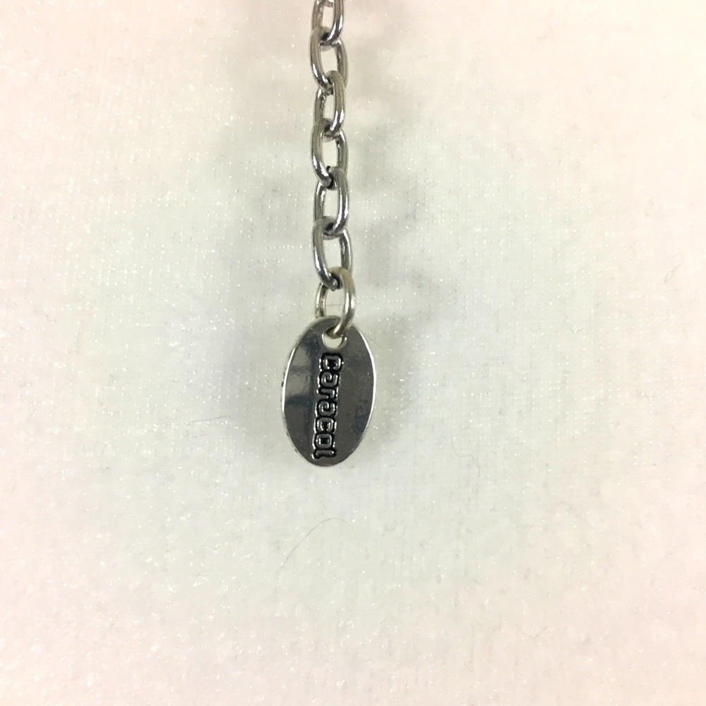 Necklace, Color: silver with grey stones/accents - Picture 6 of 7